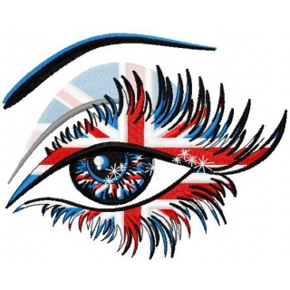 Beautiful British view embroidery design - Embroidery Design