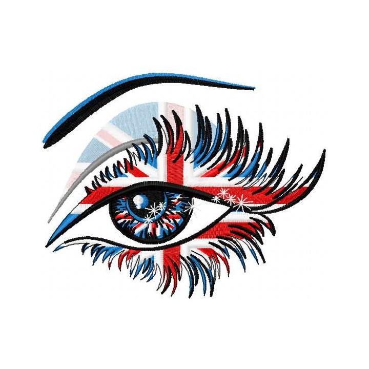 Beautiful British view embroidery design - Embroidery Design