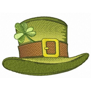Irish top hat embroidery design - Embroidery Design