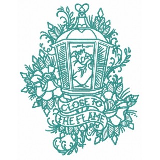 Close to the flame 2 embroidery design - Embroidery Design