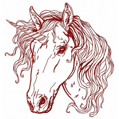 Rainbow unicorn 8 embroidery design showcasing a vibrant and whimsical unicorn motif for creative stitching projects.
