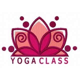 Peaceful Retreat Yoga life embroidery design - Embroidery Design