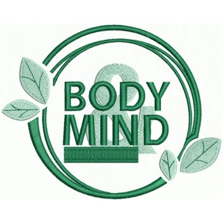 Body and mind embroidery design - Embroidery Design