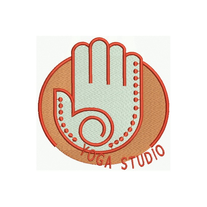 Harmonious Balance Yoga Studio embroidery design - Embroidery Design
