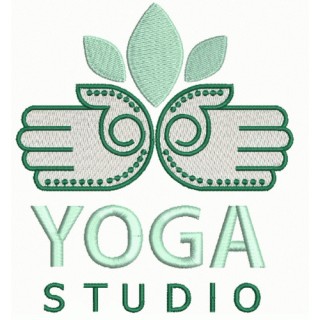 Tranquil Haven Yoga Studio embroidery design - Embroidery Design