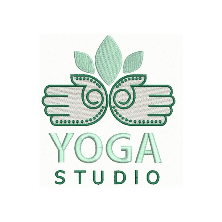 Tranquil Haven Yoga Studio embroidery design - Embroidery Design
