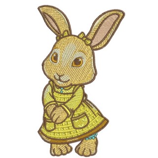 Little cute bunny embroidery design