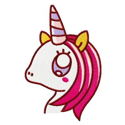 Unicorn dream 5 embroidery design showcasing a whimsical unicorn motif on a vibrant background.
