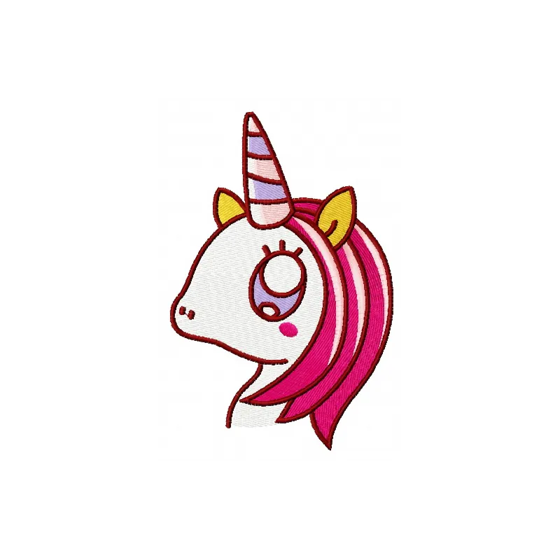 Unicorn dream 5 embroidery design showcasing a whimsical unicorn motif on a vibrant background.