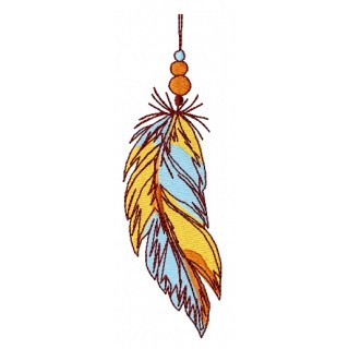 Feather 41 embroidery design - Embroidery Design