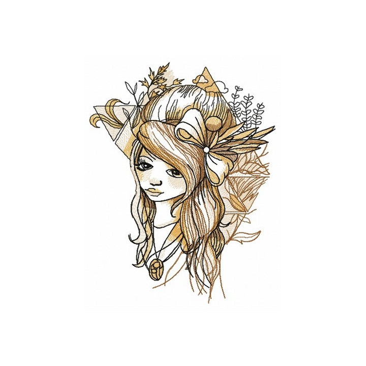 Feeling miserable embroidery design - Embroidery Design