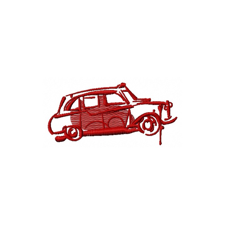 London car embroidery design - Embroidery Design