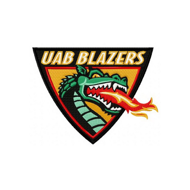 UAB Blazers logo embroidery design - Embroidery Design