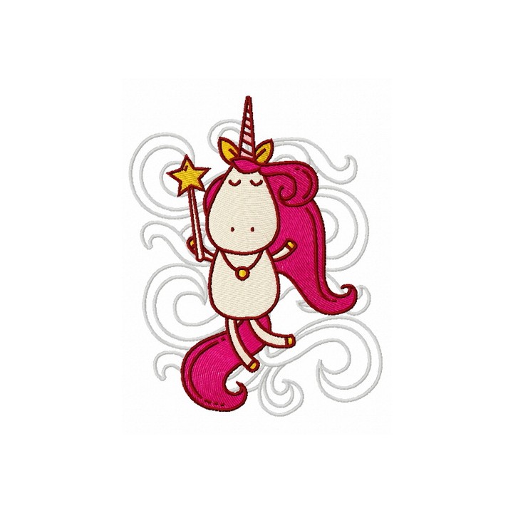 Unicorn dream 2 embroidery design - Embroidery Design