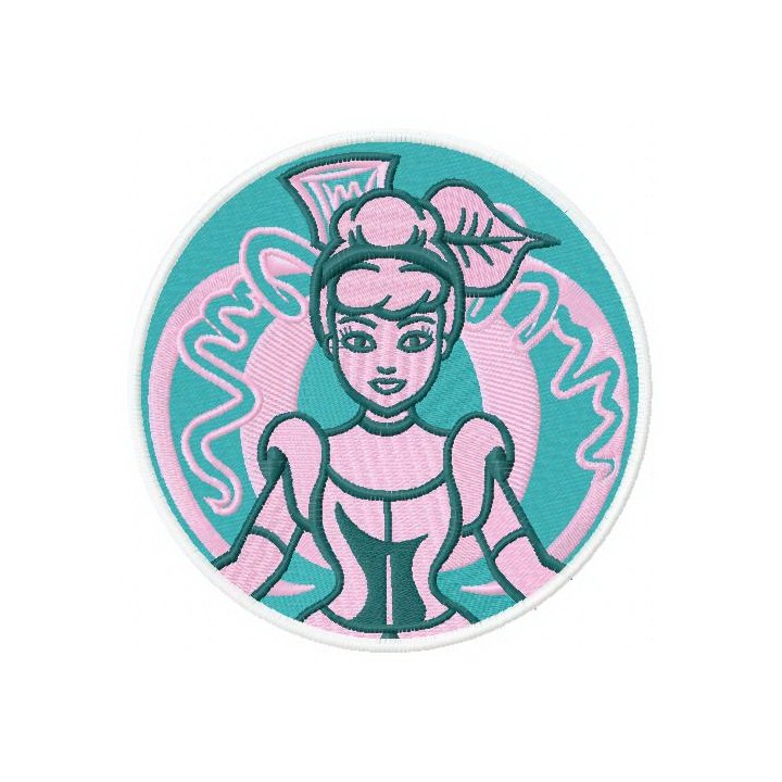 Cinderella 5 embroidery design - Embroidery Design