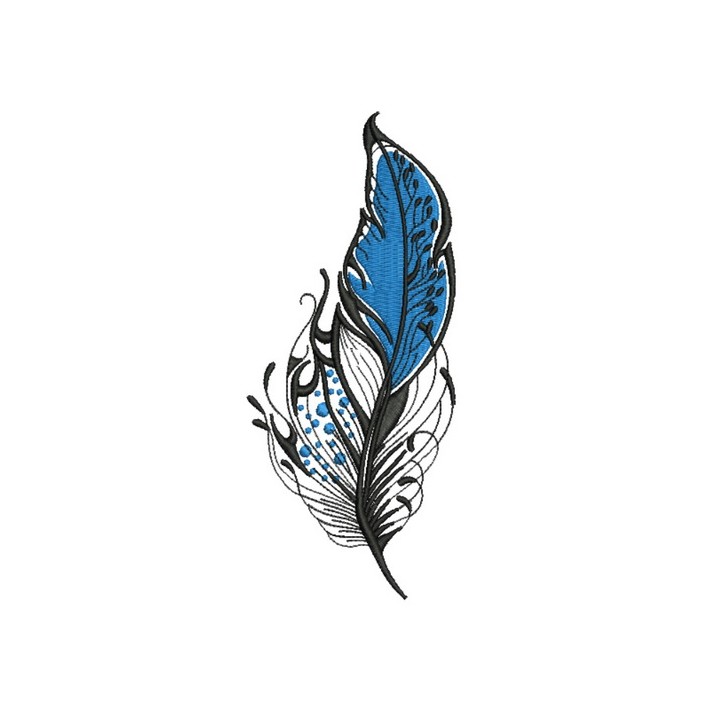 Feather 20 embroidery design - Embroidery Design