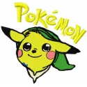 Preview of a vibrant Pokemon Pikachu embroidery design, showcasing delightful stitching patterns for creative projects.