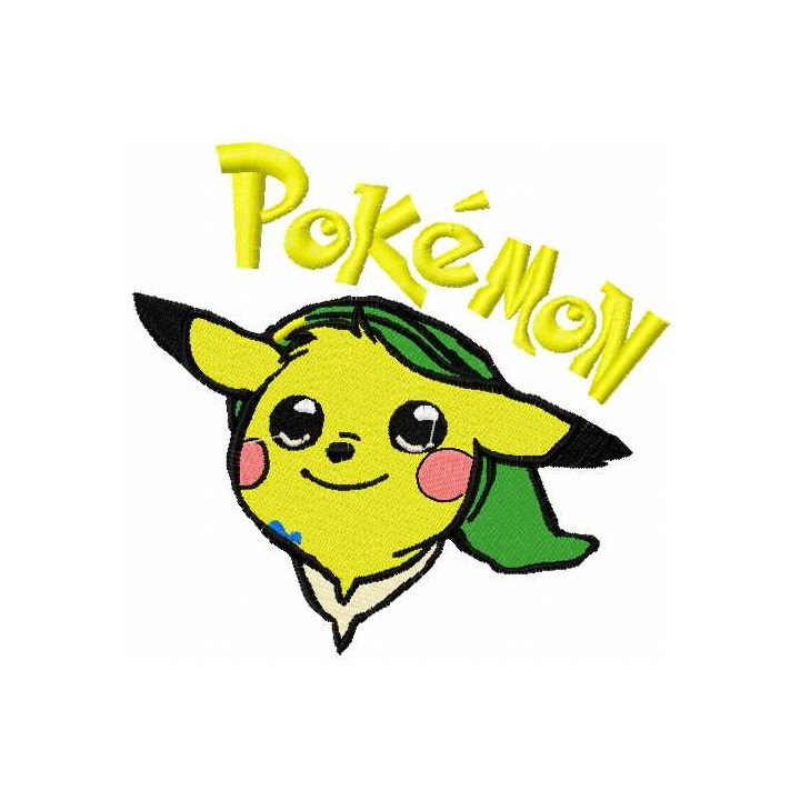 Pokemon Pikachu embroidery design - Embroidery Design