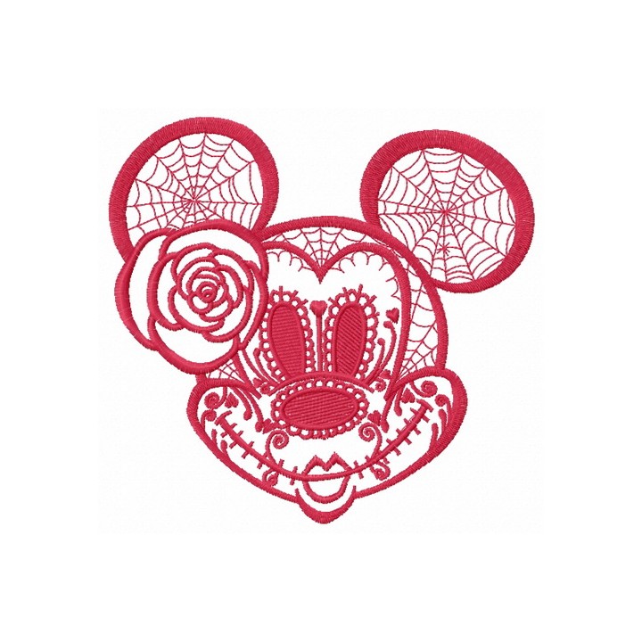 Halloween Minnie Mouse 2 embroidery design - Embroidery Design
