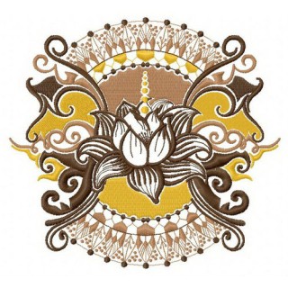 Water lily 2 embroidery design - Embroidery Design