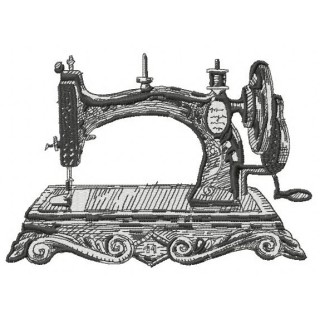 Old sewing machine embroidery design - Embroidery Design