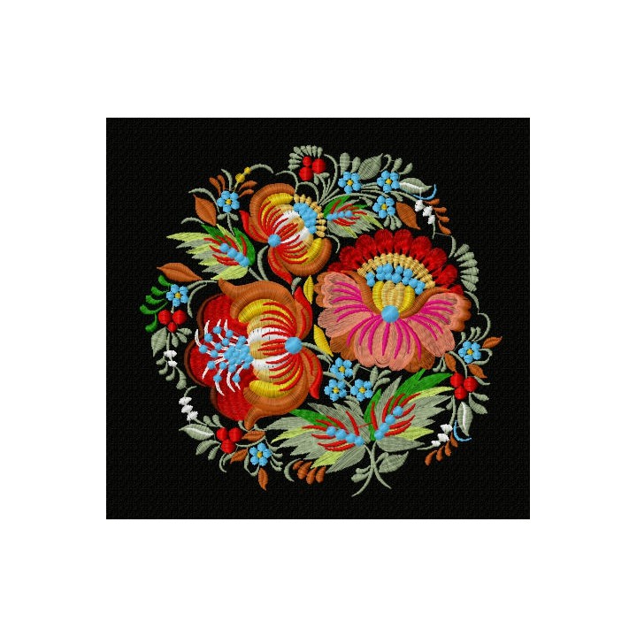 Bouquet 6 embroidery design - Embroidery Design