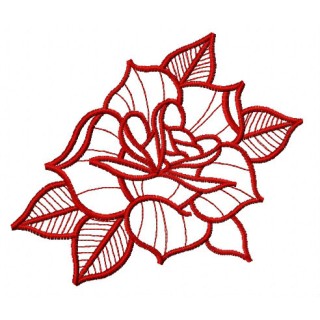 Rose 7 embroidery design - Embroidery Design