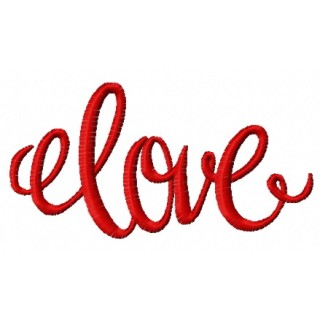 Love 7 embroidery design - Embroidery Design