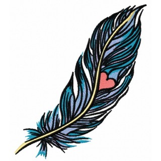 Feather 38 embroidery design - Embroidery Design