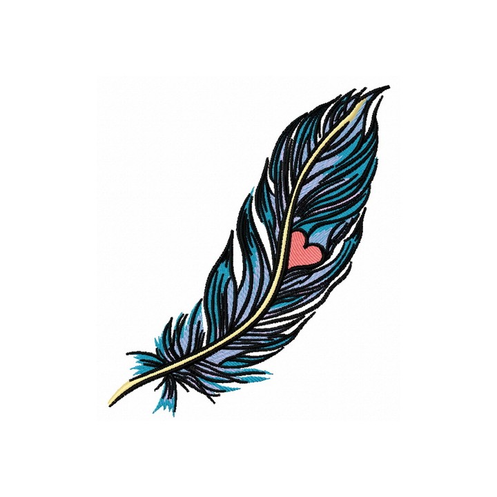 Feather 38 embroidery design - Embroidery Design
