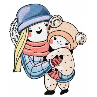 My little girl 2 embroidery design - Embroidery Design