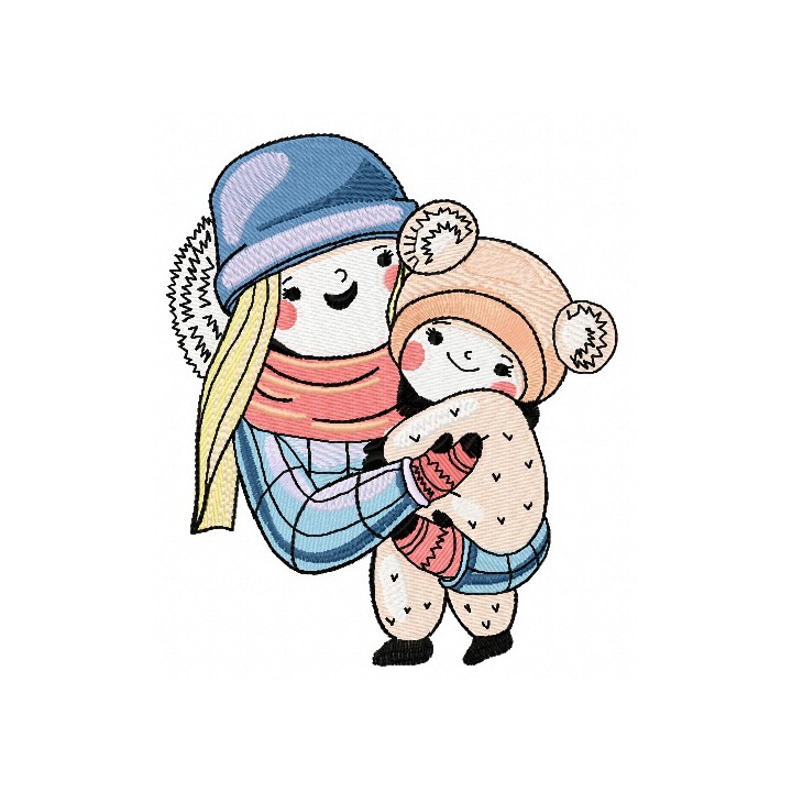 My little girl 2 embroidery design - Embroidery Design