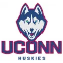 Connecticut Huskies logo 2 embroidery design showcased on a t-shirt, ideal for college sports enthusiasts.