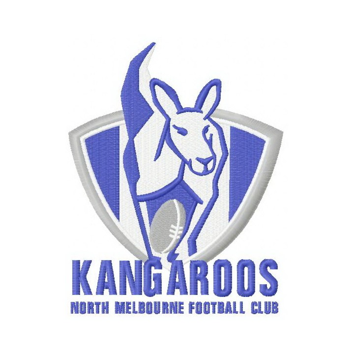 Kangaroos logo embroidery design - Embroidery Design