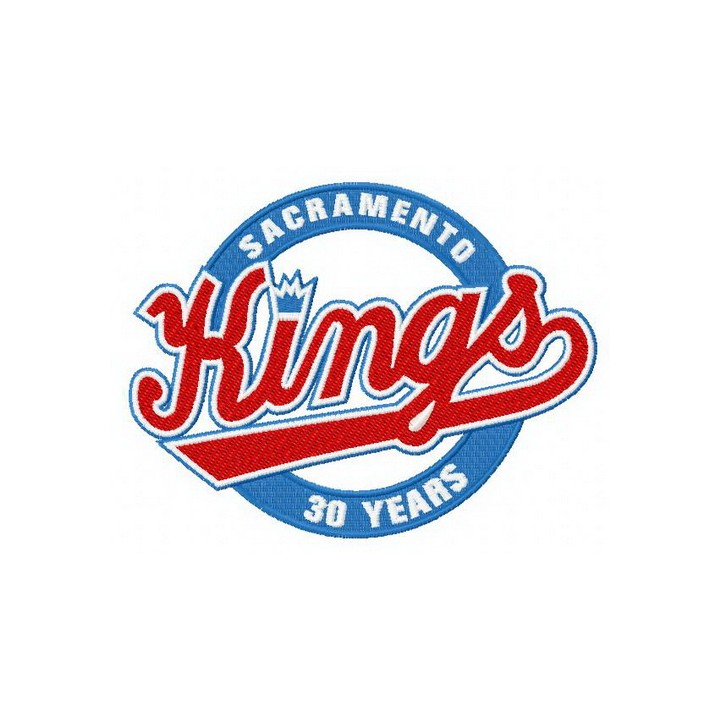 Sacramento Kings logo embroidery design - Embroidery Design