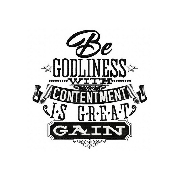 Be godliness embroidery design - Embroidery Design