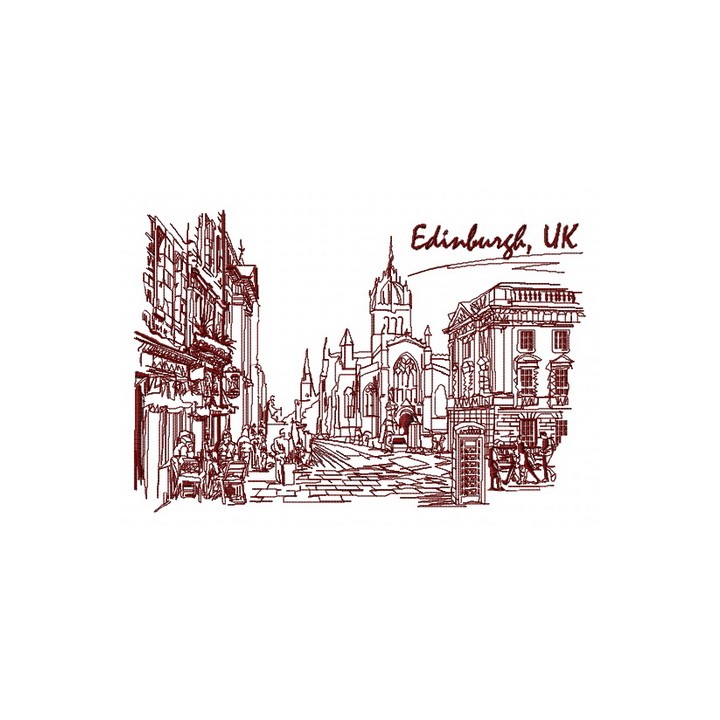 England, UK 2 embroidery design - Embroidery Design