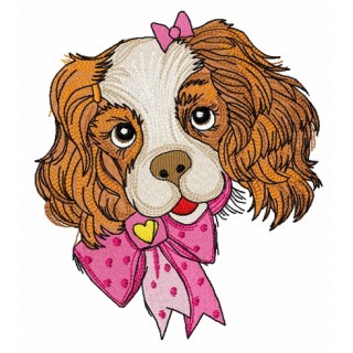 Spaniel puppy 2 embroidery design - Embroidery Design