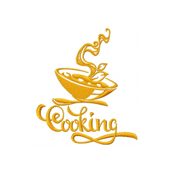 Cooking 3 embroidery design - Embroidery Design