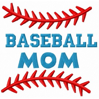 Baseball mom embroidery design - Embroidery Design