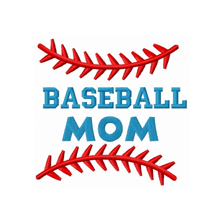 Baseball mom embroidery design - Embroidery Design