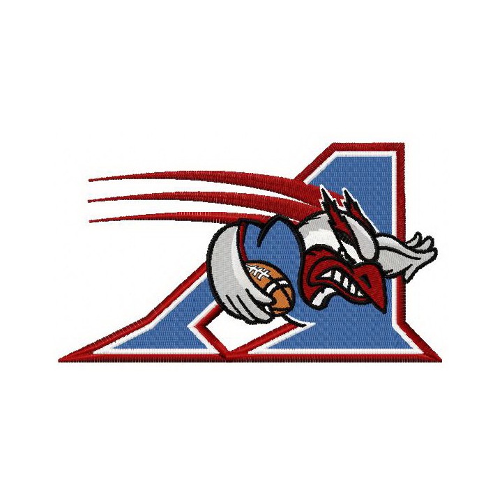 Montreal Alouettes logo embroidery design - Embroidery Design