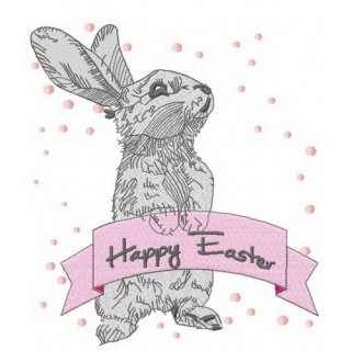 Happy Easter embroidery design - Embroidery Design