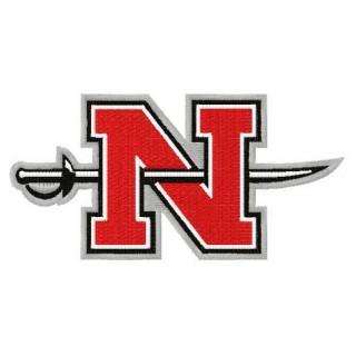 Nicholls State Colonels logo 3 embroidery design - Embroidery Design
