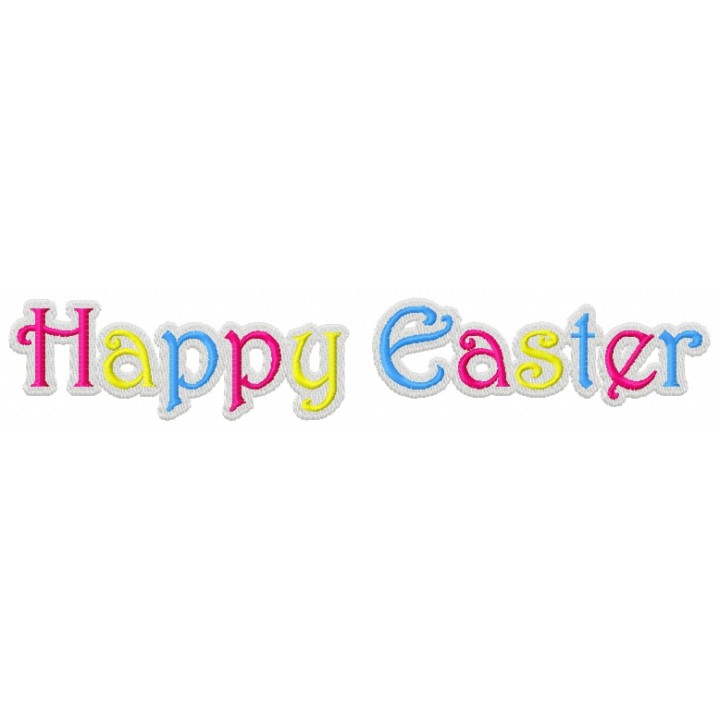 Happy Easter 7 embroidery design - Embroidery Design