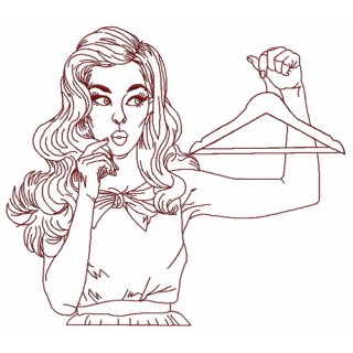 I have nothing to wear 2 embroidery design - Embroidery Design