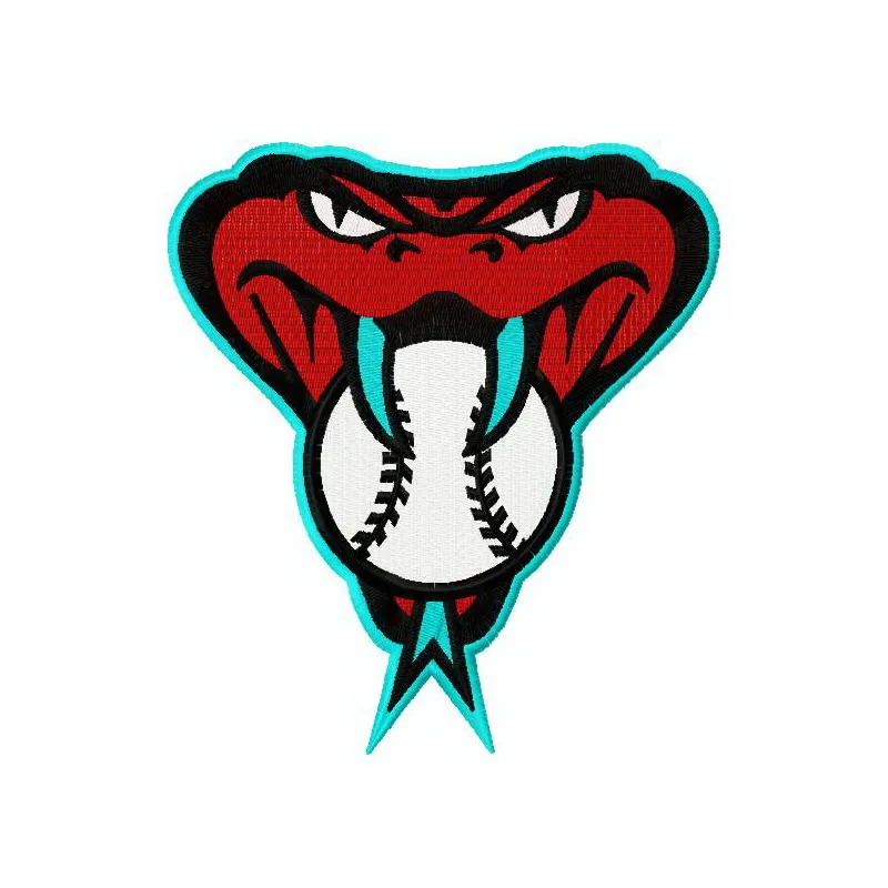 Embroidery design of the Arizona Diamondbacks 2016 logo, ideal for stitching on caps or t-shirts.
