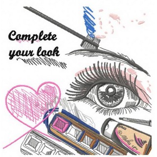 Complete your look embroidery design - Embroidery Design