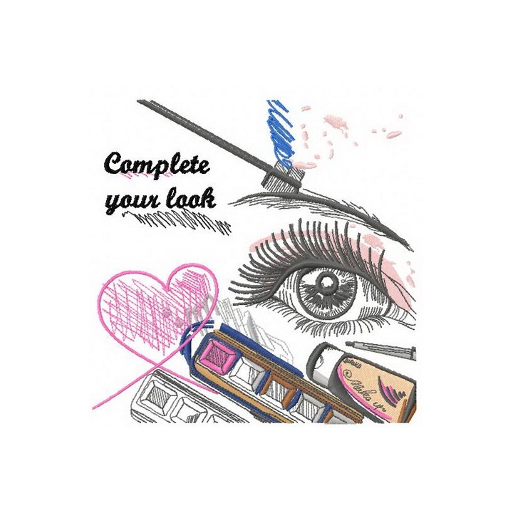 Complete your look embroidery design - Embroidery Design