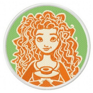 Merida embroidery design - Embroidery Design